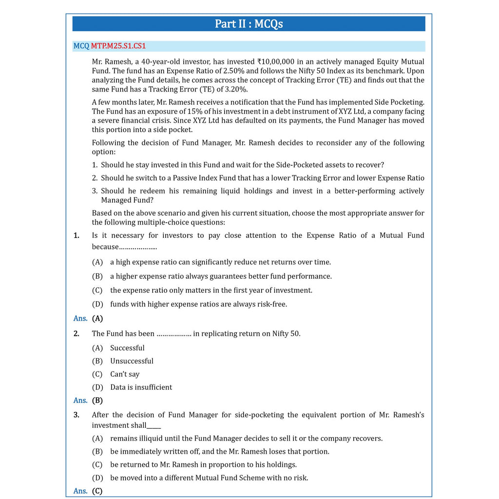CA Final - AFM - Bundle of 2 Books (May 27 & Onwards)