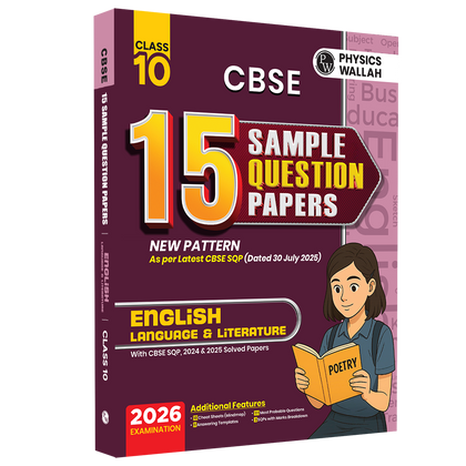 PW 15 CBSE Sample Paper Class 10 Social Science for 2026 Exam (As Per Latest SQP Dated 30 July 2025) | Mind Maps with 111 Most Probable Questions