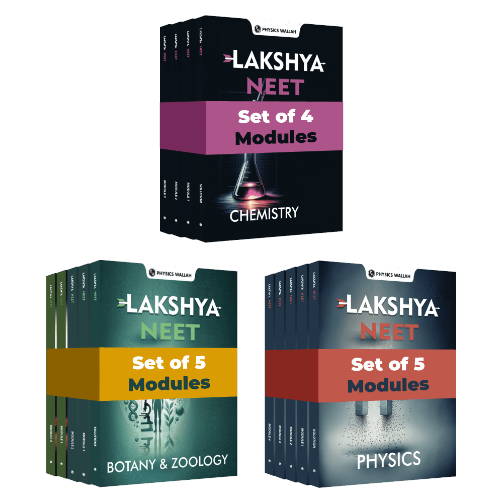 Lakshya for NEET Class 12th Physics, Chemistry, Botany and Zoology Modules with Solutions & 30 OMR Sheets (2024 Edition) Combo Set of 14 Books