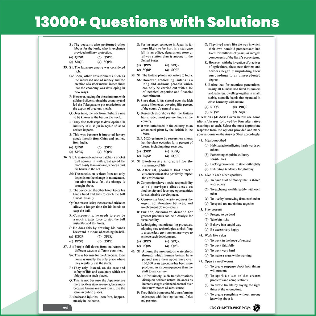 PW CDS & OTA PYQ Books - 23 Previous Year Solved Papers (Till April 2026) and SSB Foundation Complete Guide By Ex-GC Nakul Arya Sir Combo Set of 3 Books For 2027 Exam