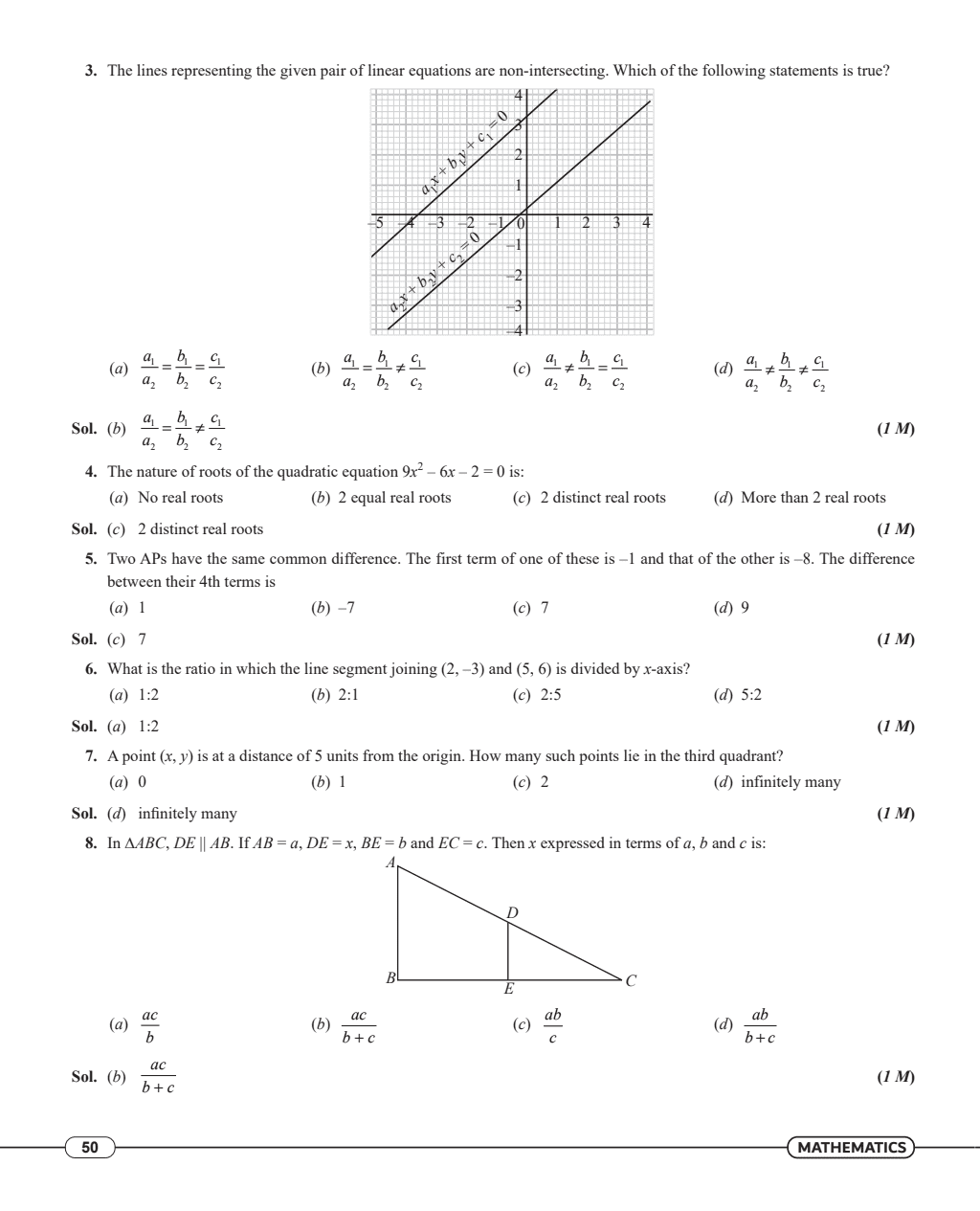 CBSE 15 Sample Question Papers Class 10 Mathematics (Standard) for 2024 exam | PYQ 2023 Paper with Topper's Explanations, CBSE SQP & CBSE Additional Practice Questions with Marking Scheme | Cheat Sheets, Important Concepts & Derivations
