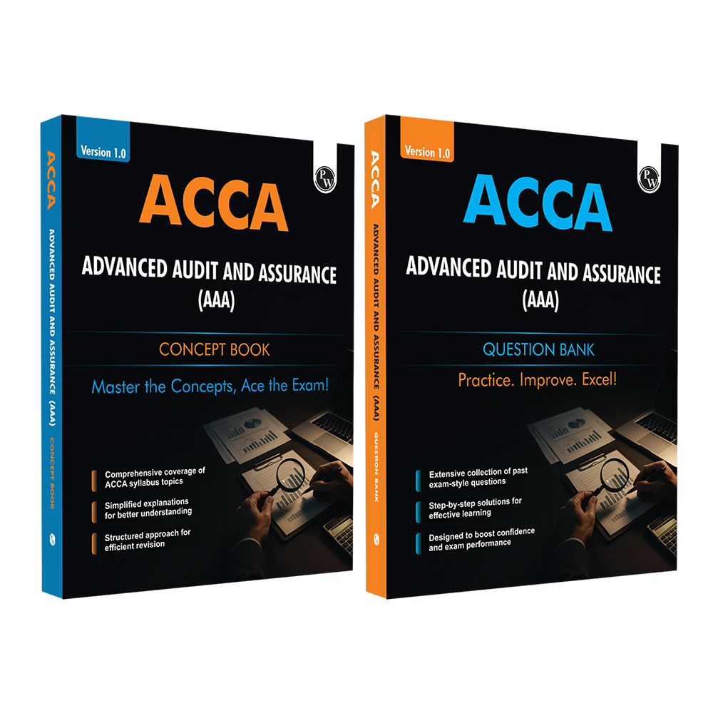 ACCA Advanced Audit and Assurance (AAA) – Concept Book + Question Bank Combo Set of 2 Books