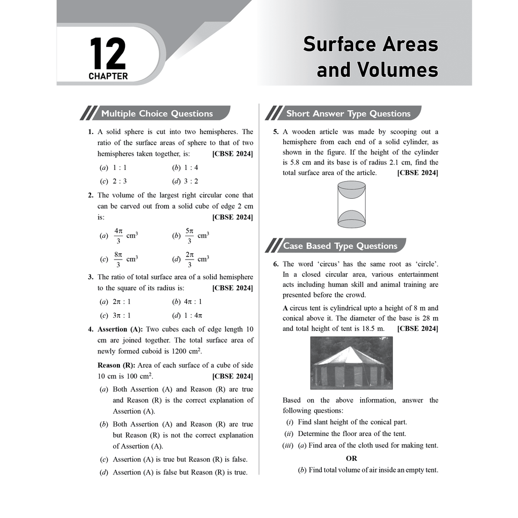 CBSE Class 10 Last 5 Years' (2020 - 2024) Chapterwise Solved Papers For 2026 Exams | Science, Mathematics, English, Social Science