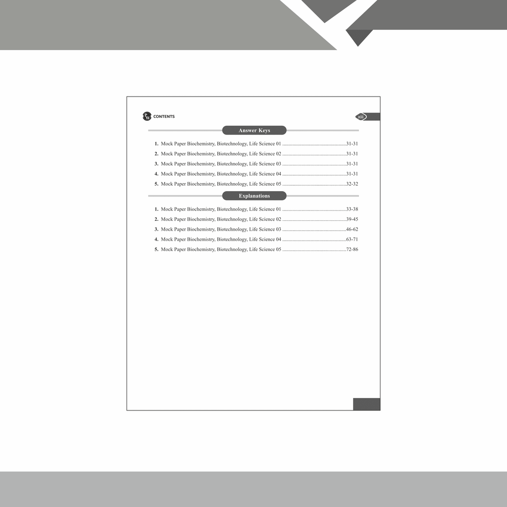 Mega Solution Series Biotechnology Biochemistry Microbiology Volume 3 by Debasish Kar For CUET-PG 2024-2025 Exams