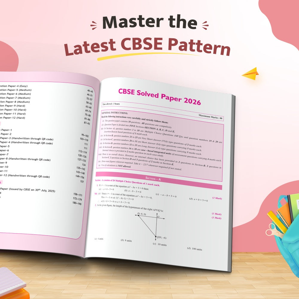 CBSE 15 Sample Question Papers Class 10 Basic Maths For 2027 Board Exam (New Pattern) | Mind Maps, 111 Most Probable Questions, Answering Templates