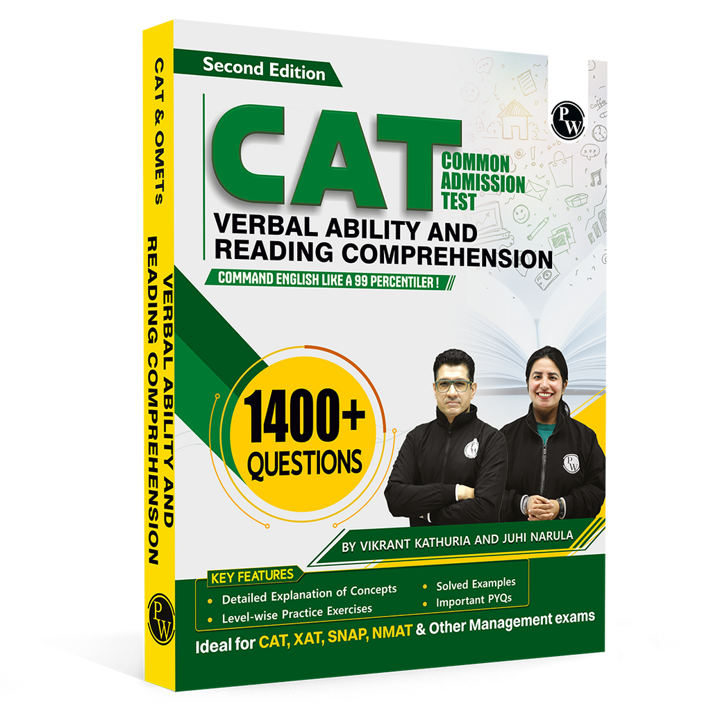 MBA Wallah Verbal Ability & Reading Comprehension CAT Book for 2027 Exam | 1400+ Questions By Vikrant Kathuria & Juhi Narula| Detailed Concept with Solved PYQs | For XAT, SNAP, NMAT