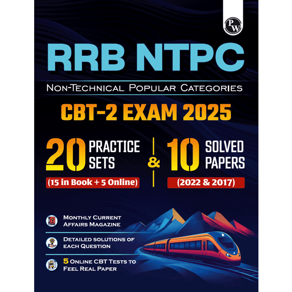 RRB NTPC CBT-2 (Non-Technical Popular Categories) 20 Practice Sets & 10 Solved PapersFor 2025 Exam English