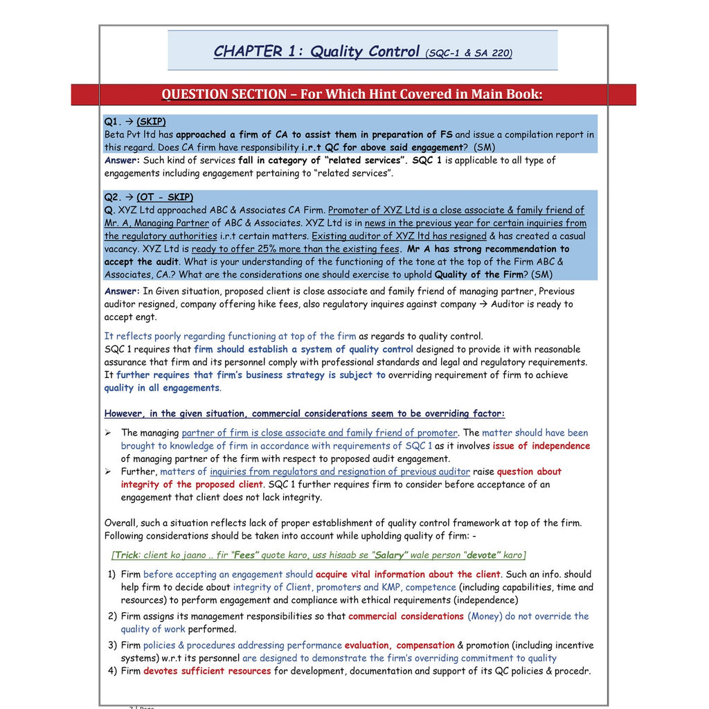 CA Final - Audit - Bundle of 3 Books (May 27 & Onwards)
