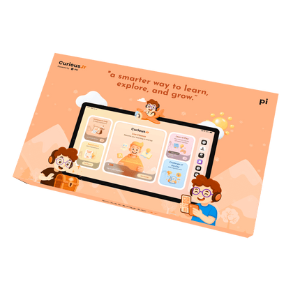 Curious Junior Grade 3 Online Course & Pi Tab Complete Learning Kit- Includes Welcome Pack & Goodies