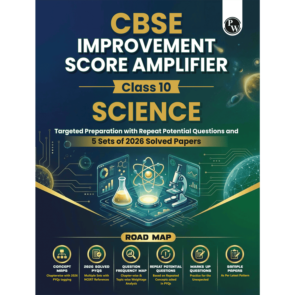 CBSE Improvement Score Amplifier Class 10 Science For 2026 Improvement Board Exams | 5 PYQs Sets of 2026 Solved Papers | Sample Papers & Chapter-wise Concepts Maps