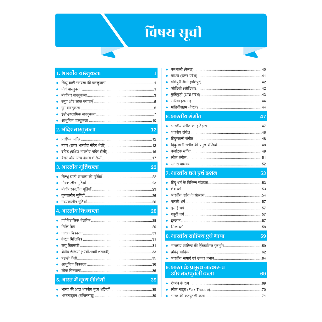 UDAAN (Prelims Wallah Static) Art and Culture Hindi Edition For 2025 Exams