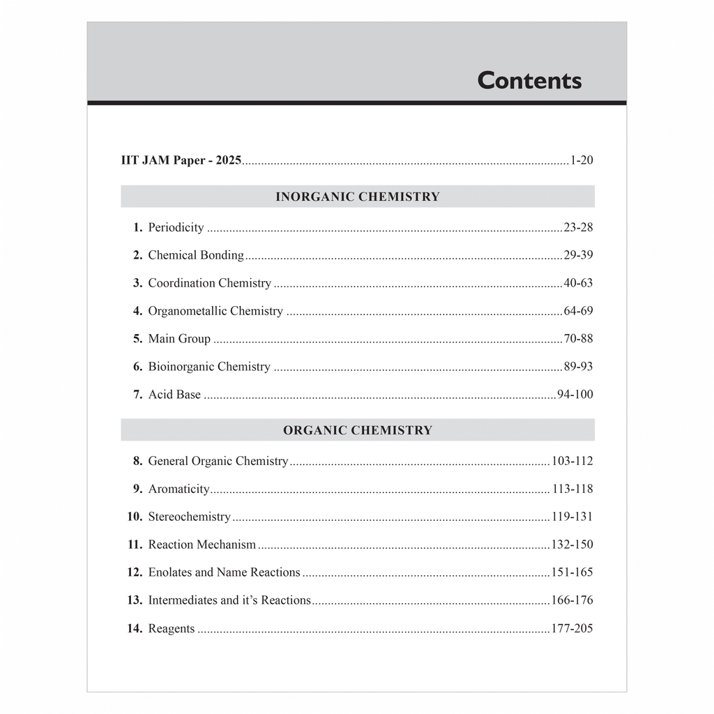 IIT JAM Recap 21 Years Chemistry PYQ Chapterwise & Yearwise Previous Year Solved Papers (2025-2005) with 5 Mock Tests l Latest Exam Questions Covered