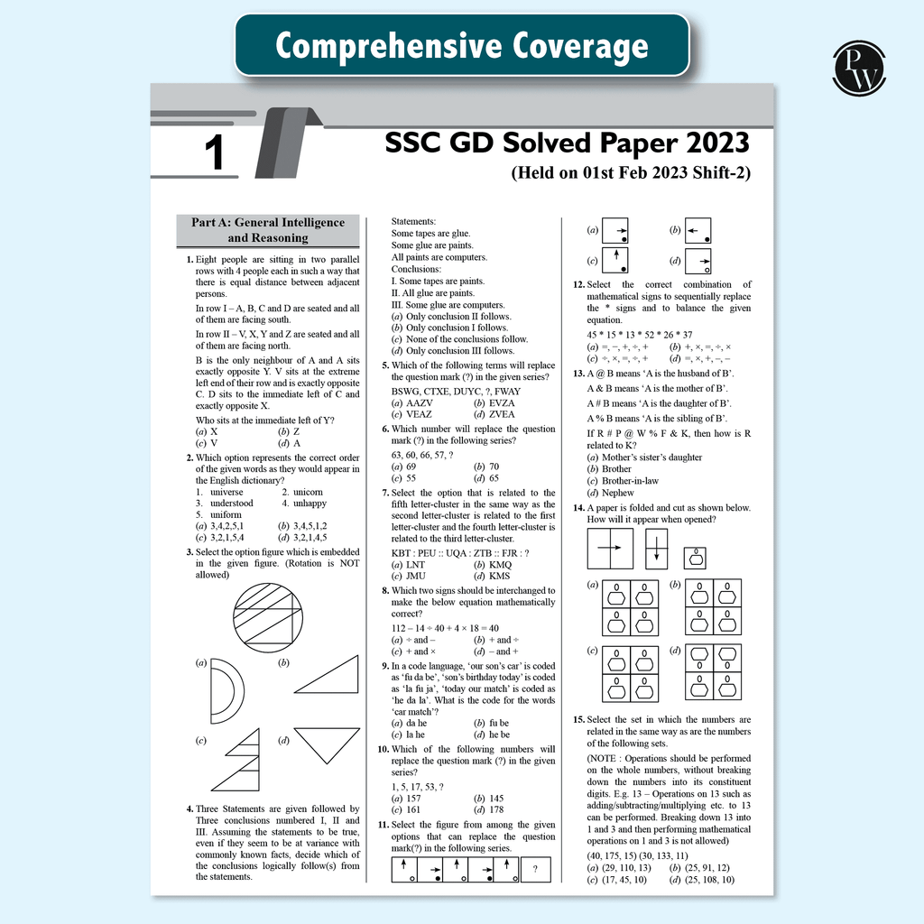 PW SSC Constable PYQ  | 38 Previous Year-wise Solved Papers (PYQs) (2023- 2025) with FREE 5 Online Practice Sets | BSF, CISF, CRPF, ITBP, SSB, SSF & Assam Rifles