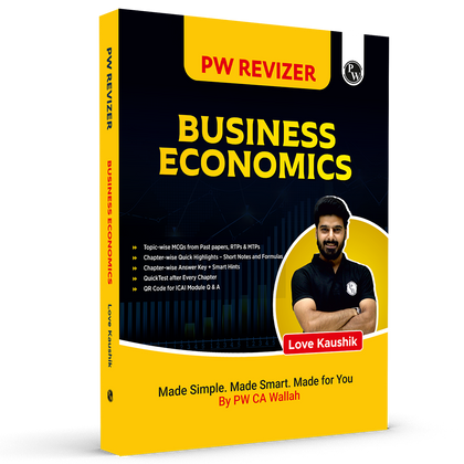 CA Foundation MCQ Revizer Book For Business Economics by Love Kaushik