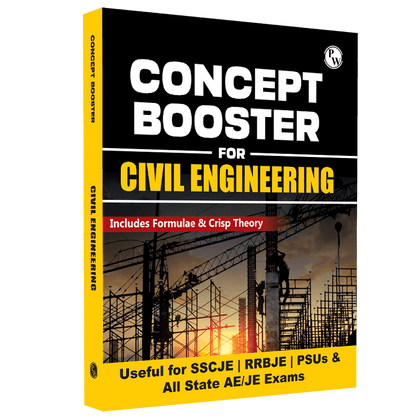 Concept Booster Civil Engineering for SSC JE, PSUs, RRB JE, All State AE/JE Exams | Formulas and Concise Concepts