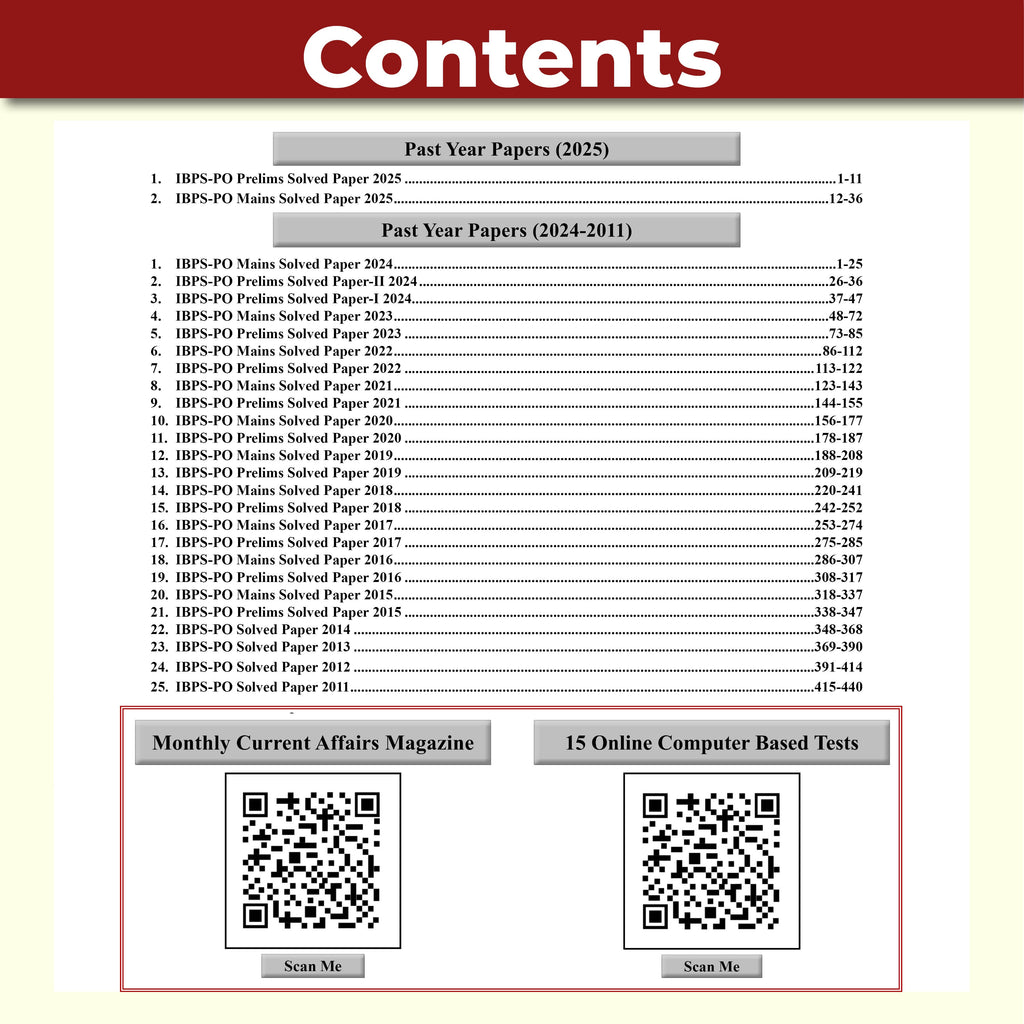 PW IBPS PO PYQ - 27 Year-wise Prelims & Mains Previous Year Solved Papers Till Oct 2025 with 15 Online CBT Tests for Exam 2026-27 | 3250 PYQs | English Edition
