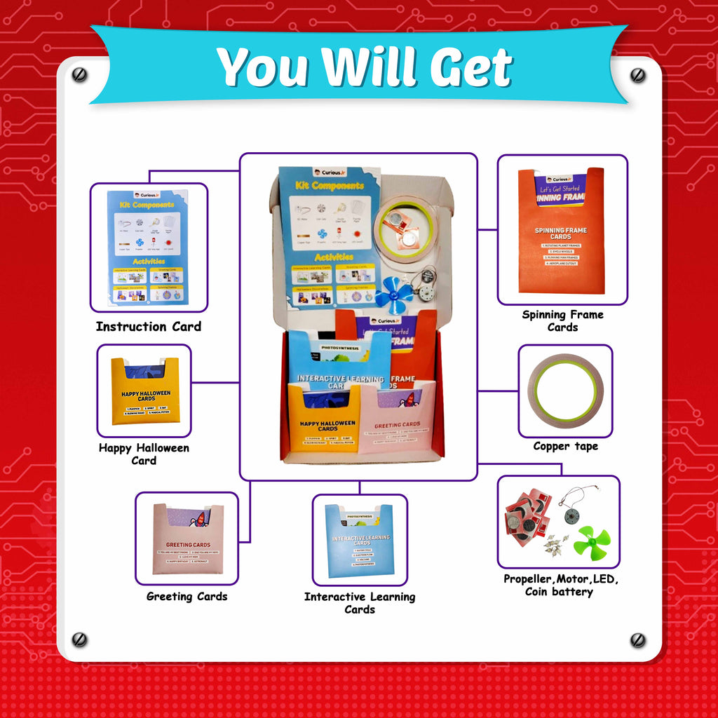 Jr. Electric Science Kit – Electric Kit for Kids | Science Kit with 20+ Experiment | Fun Learning Toys Experiment Kit & Educational Kit for Kids | Return gifts for kids birthday party Ages 8-12