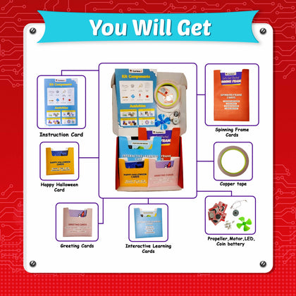 Jr. Electric Science Kit – Electric Kit for Kids | Science Kit with 20+ Experiment | Fun Learning Toys Experiment Kit & Educational Kit for Kids | Return gifts for kids birthday party Ages 8-12