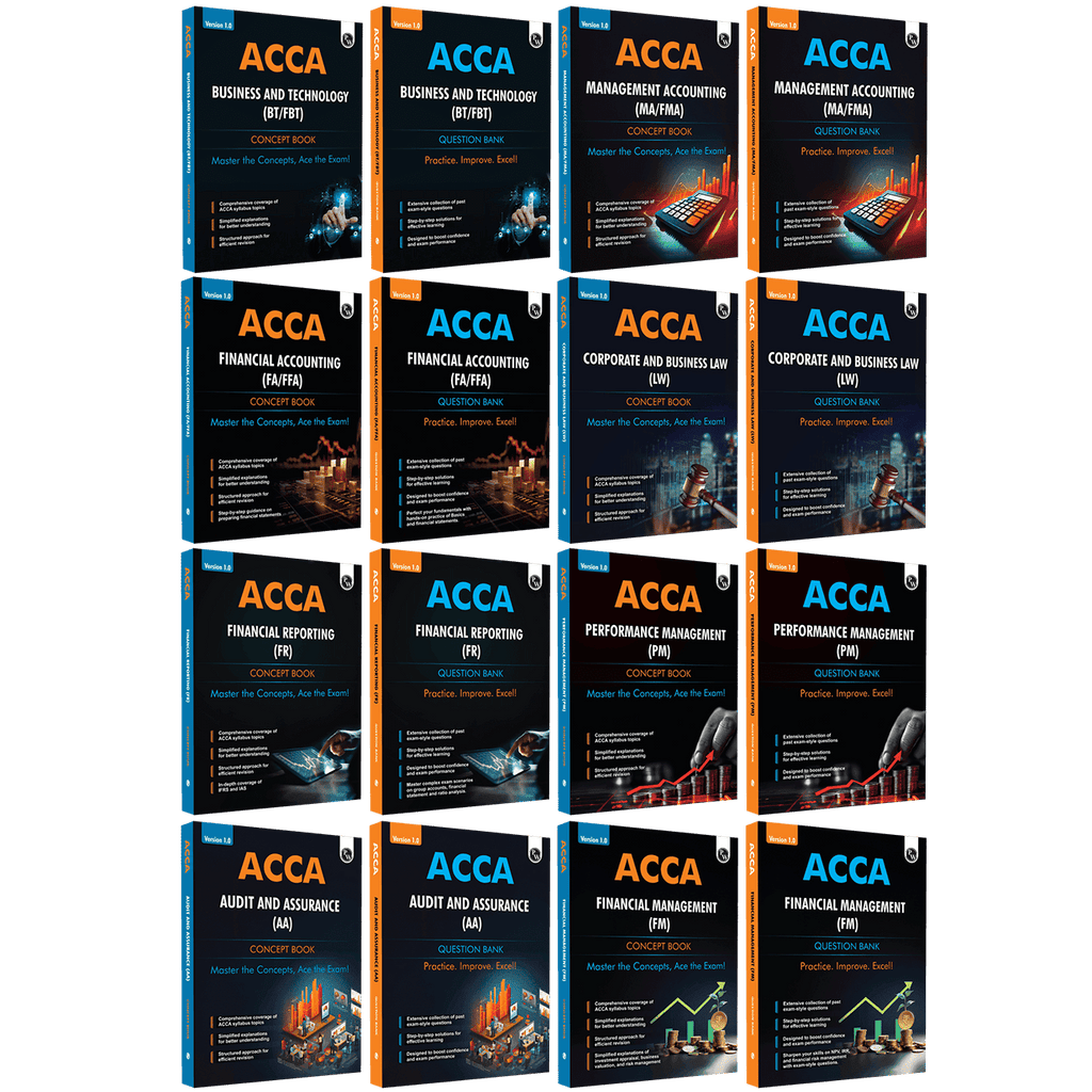 ACCA Knowledge & Applied Skills Study Pack Combo Set of 16 Modules