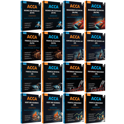 ACCA Knowledge & Applied Skills Study Pack Combo Set of 16 Modules