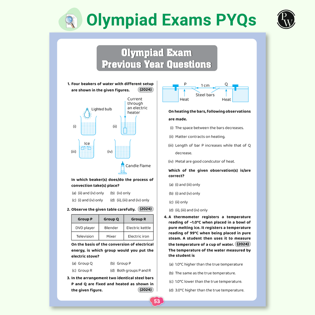 Olympiad Plus Workbook For Class 7 Science Prepguide, Concept Map, PYQs and Worksheets For After School Practice | NSO, ISO, IOS, Hindustan Olympiad, NSTSE and Others