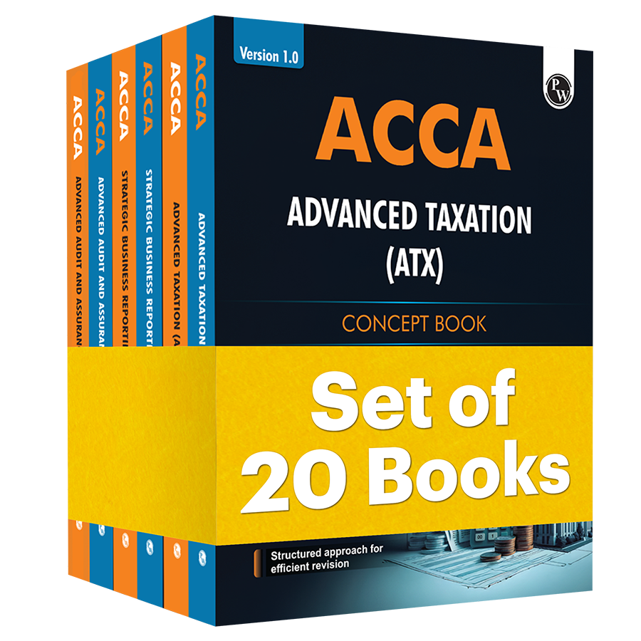 ACCA Skill & Professional Level Study Pack Combo Set of 10 Subjects (20 Books) - 2.0