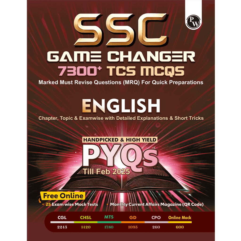 SSC Game Changer General Awareness PYQ Hindi 8000+ TCS MCQ For 2025 SSC Exams | Chapter, Topic & Exam-wise Previous Year Solved Questions | For CGL, CHSL, MTS, CPO, GD