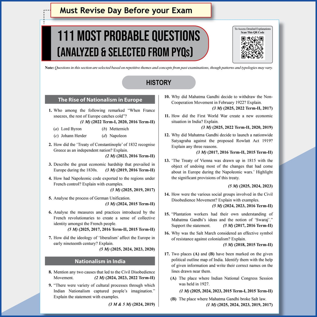 PW 15 CBSE Sample Papers Class 10 Science, Maths Standard, Social Science and English For 2027 Board Exam (New Pattern) | CBSE Like Question Booklet and Answer Sheets, Marking Stickers