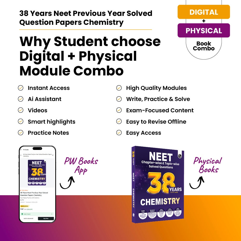 Digital Book + 48 Years JEE Advanced Chemistry Chapterwise & Topicwise Solved Papers (1978-2025) | PYQ with Detailed Solutions | Previous Year Questions for IIT JEE Advanced Exam