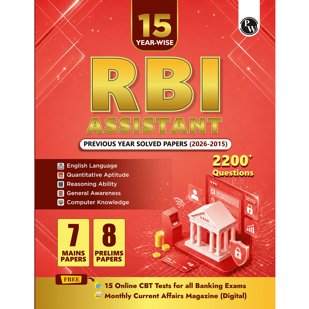 RBI Assistant Prelims & Mains 15 Year-wise  Previous Year Solved Papers (2026-2015) For 2027 Exam | 2200+ PYQs | 15 Online Mock Tests English Edition