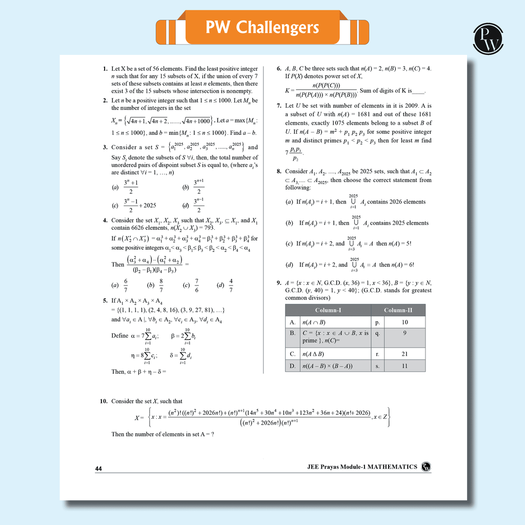 Prayas For JEE Main & Advanced Droppers Physics, Chemistry and Mathematics Modules with Solutions Combo Set of 24 Books (2025 Edition)