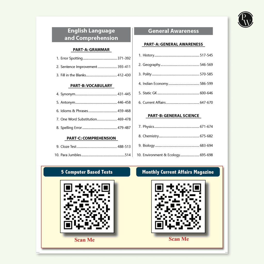 PW Selection Mantra For SSC MTS Multi Tasking (Non-Technical) Staff 7500+ TCS MCQs Till OCT 2024 l Chapterwise & Typewise PYQs | Reasoning, General Awareness, Maths, English