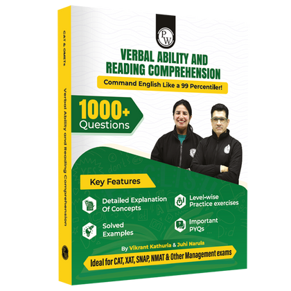 MBAWALLAH Verbal Ability & Reading Comprehension 1000+ Practice Questions By Vikrant Kathuria & Juhi Narula with PYQs, Levelwise Exercises, Solved Examples | Ideal for CAT & OMETs