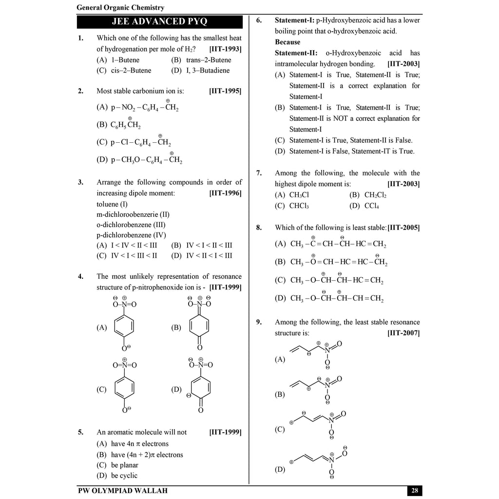 Olympiad Wallah NSEC Class 11 Advanced Chemistry (Part 2) For 2026 | For NSEC, INChO & IChO Exam | Expert Crafted Content | PYQ, Practice Questions, Detailed Solutions