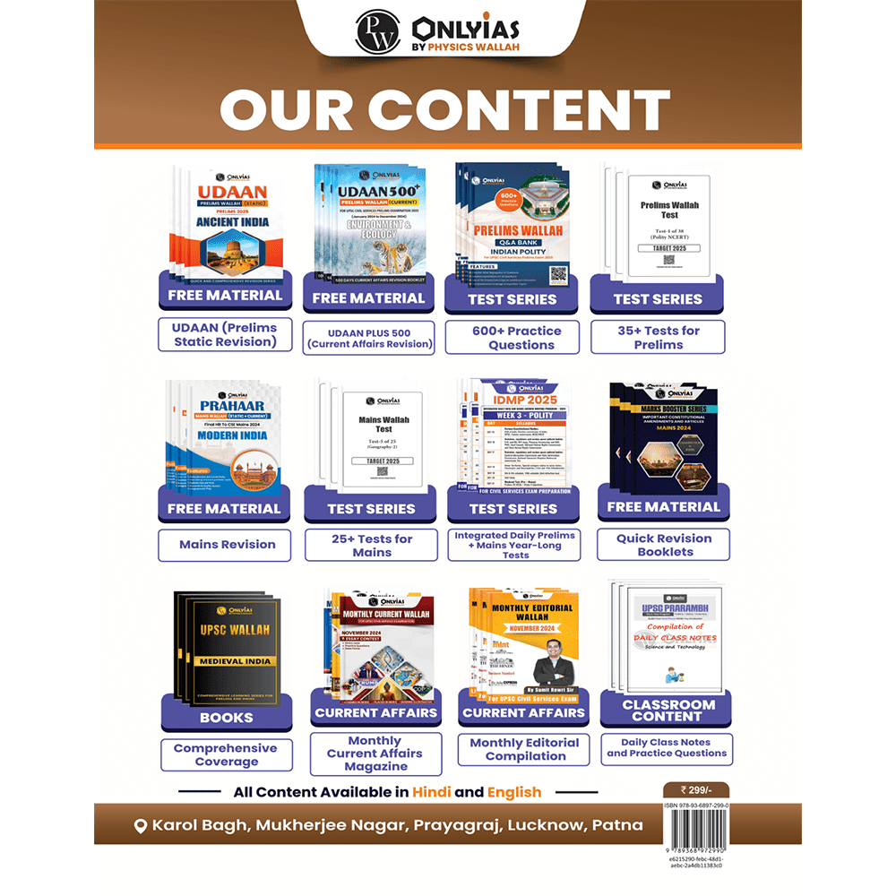 UPSC UDAAN 500+ (Prelims Wallah Current) Updated Part 1 January 2025 to February 2025 | 500 Days Current Affairs Revision Booklet l For UPSC Civil Services Prelims Exam 2025