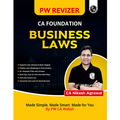 MCQ Revizer CA Foundation Business Laws By CA Nikesh Agrawal | Chapterwise Weightage Analysis & PYQs