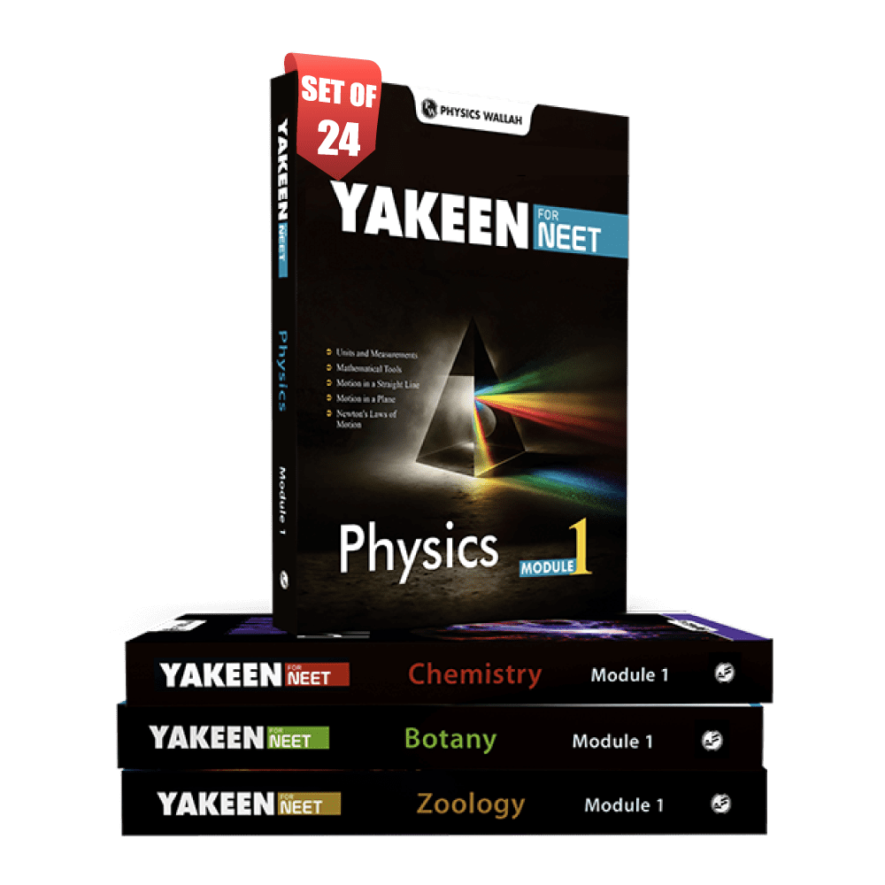 Yakeen for NEET Droppers Physics, Chemistry, Botany and Zoology Modules with Solutions & 30 OMR Sheets (2024 Edition) Combo Set of 24 Books