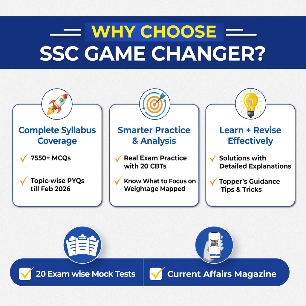 PW SSC Game Changer English PYQ 7550+ MCQs For 2026 Exams | Chapter, Topic & Exam-wise Previous Year Solved Questions | For CGL, CHSL, MTS, CPO, GD, Delhi Police, Steno