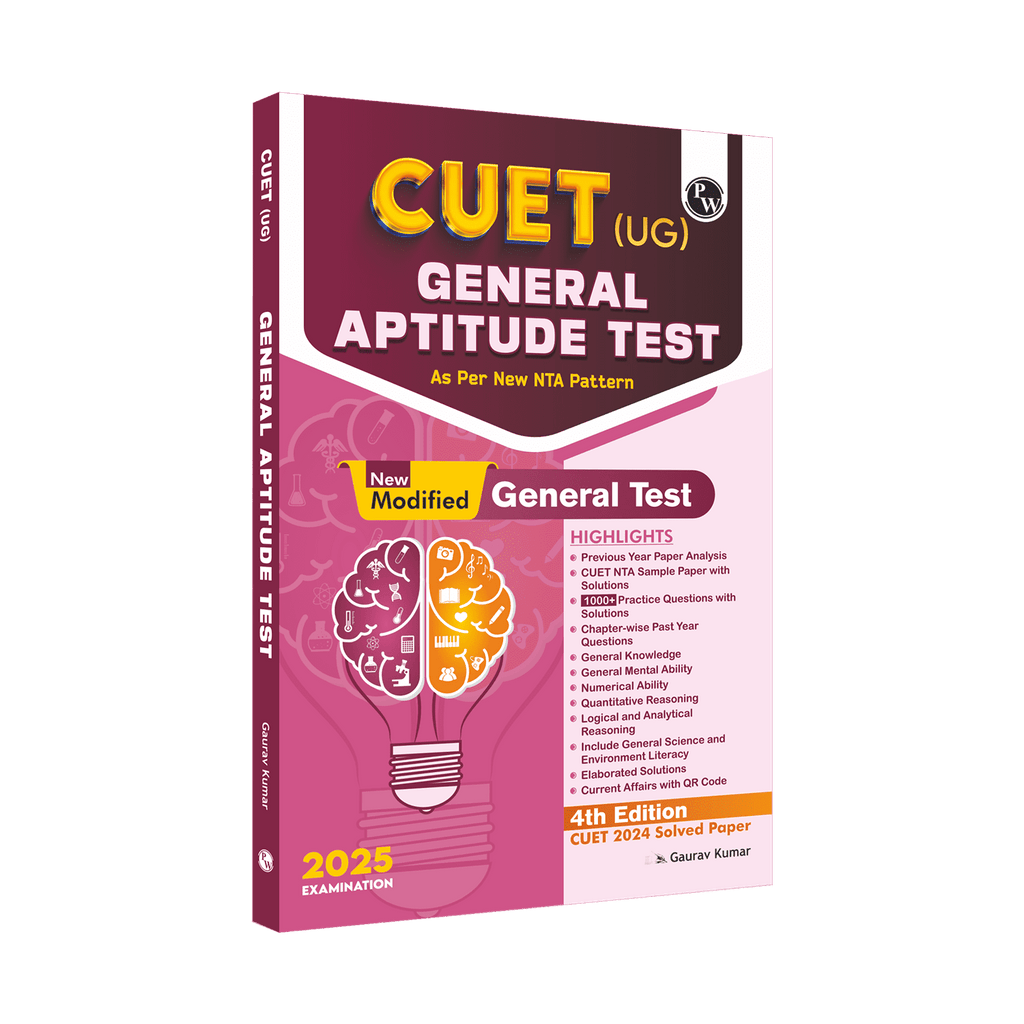 CUET (UG) General Aptitude Test 2025-26 Chapterwise & Topicwise Question Bank with Past Year Questions and Mock Tests 4th Edition