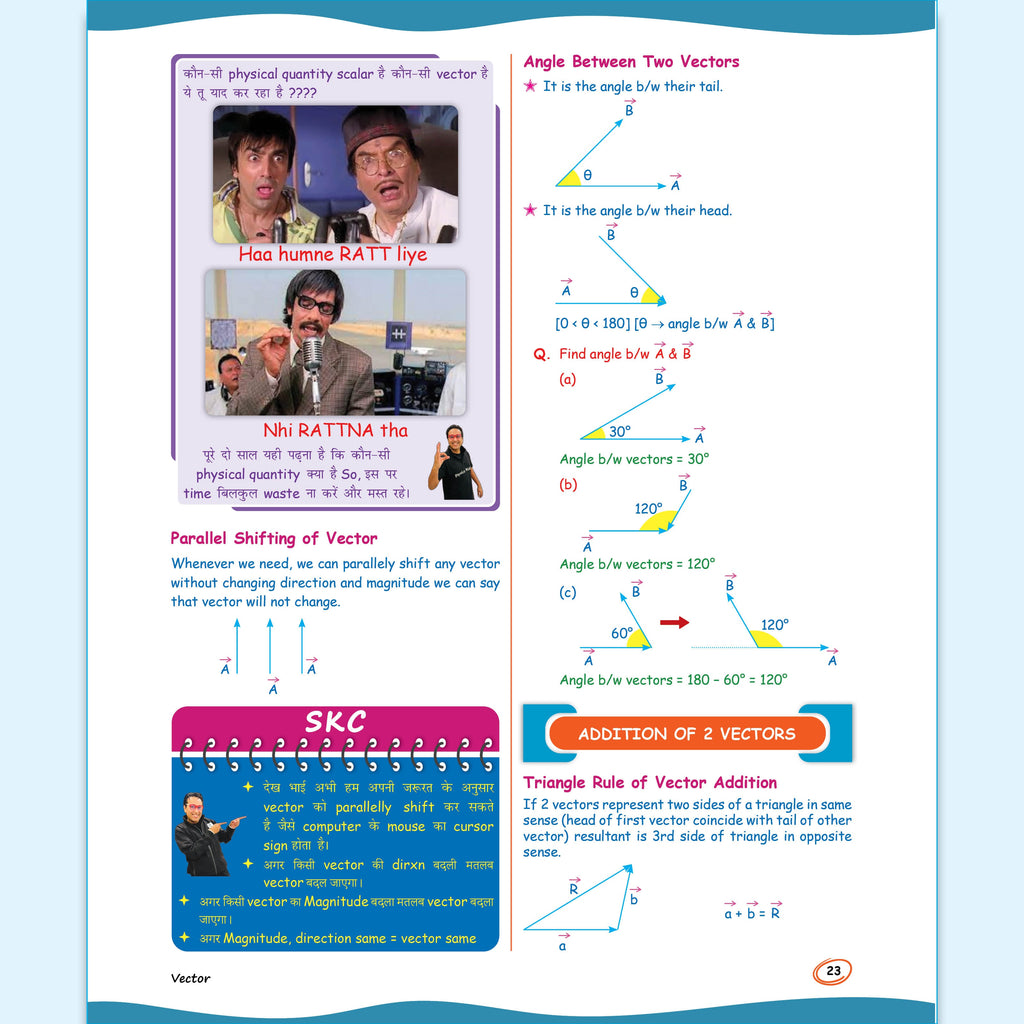 SKC Physics Crush Class 11 Handwritten Format Notes By Saleem Sir For JEE and NEET Exams (Hinglish Edition) | Most Important PYQs | From Basic to JEE Advanced via JEE/ NEET