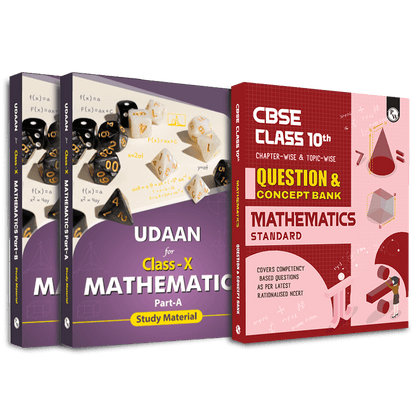 Udaan for Class 10th Mathematics + CBSE Class 10th Mathematics Questions & Concept Bank (2023 Edition)
