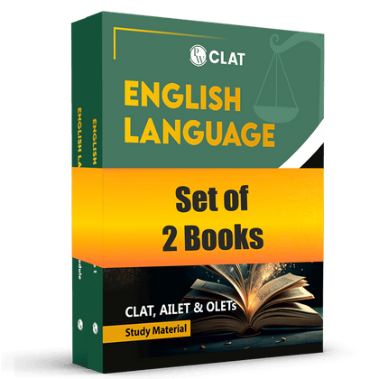 CLAT Complete English Module Set of 2 For CLAT, AILET & OLETs Exams 2026 Latest Edition