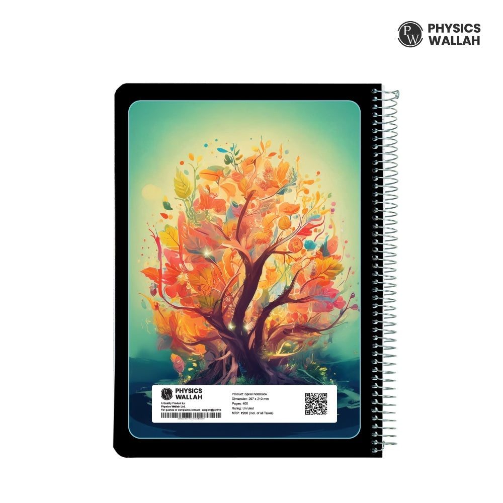 400 Pages A4 Size Spiral Binding Notebook  | Ruled Register Notebooks for Students & Office |  Spiral Register for Writing & Note-Taking