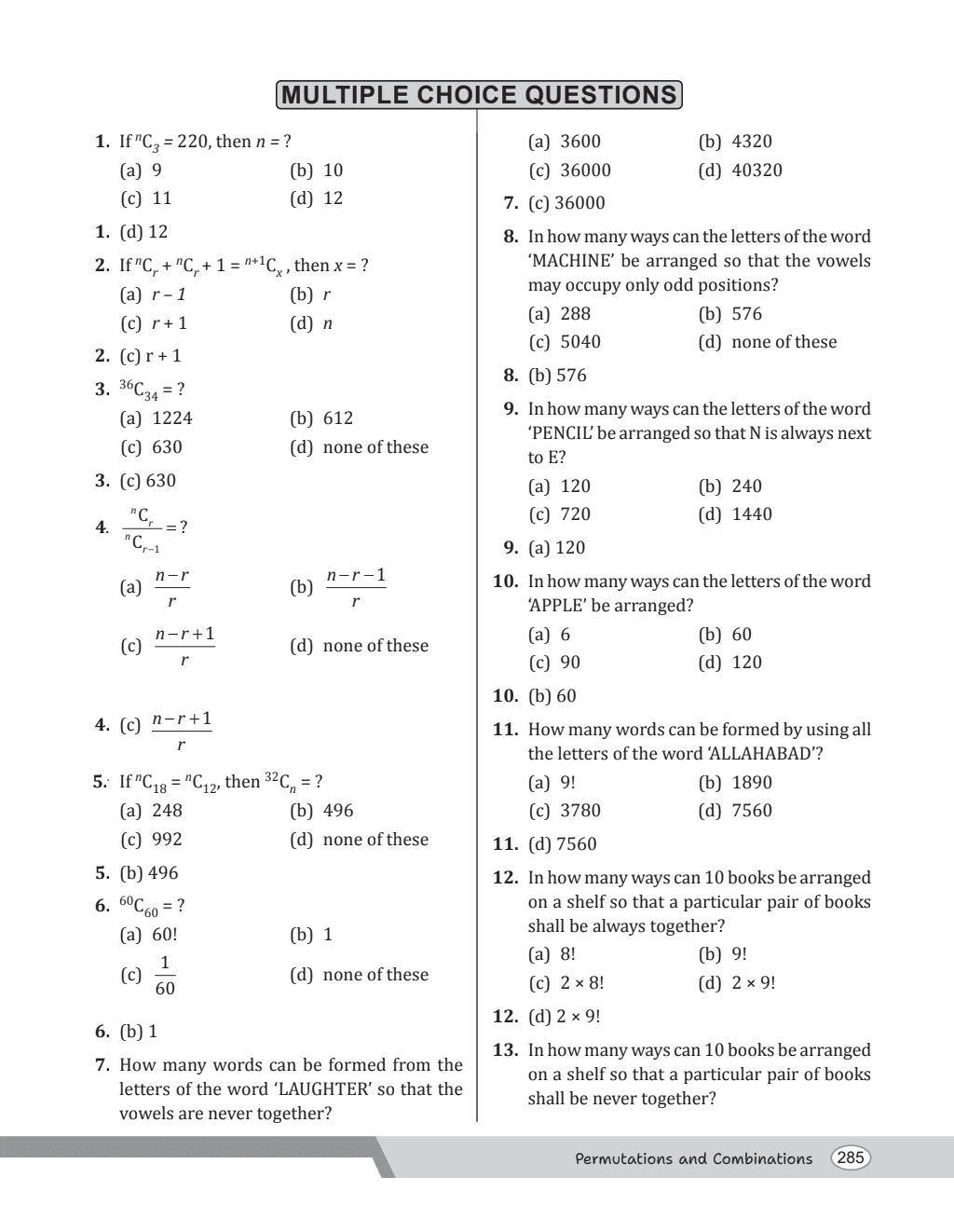 CBSE Class 11 Applied Mathematics Chapter-wise Textbook l 500+ MCQs and Practice Questions with Detailed Solutions and Flowcharts For 2025 Exam
