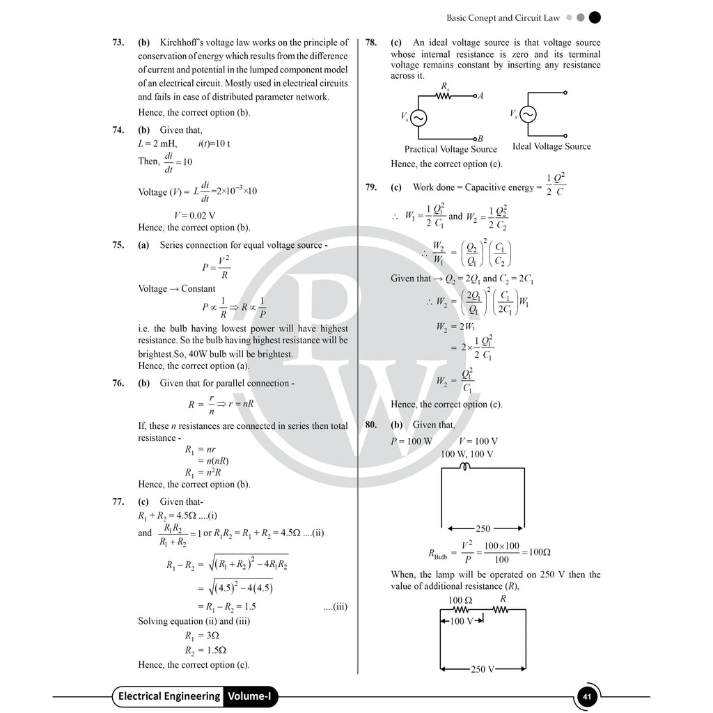 Engineers Wallah Practice Booster Electrical Engineering Volume 1 & 2 For All AE & JE Exams Combo Set of 2 Books | Chapterwise Solved PYQs | 5500+ Solved Questions