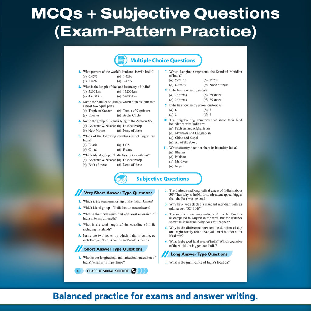Neev For Class 9  Social Science, MAT, English COMBO Set of 3 (2026 Edition)