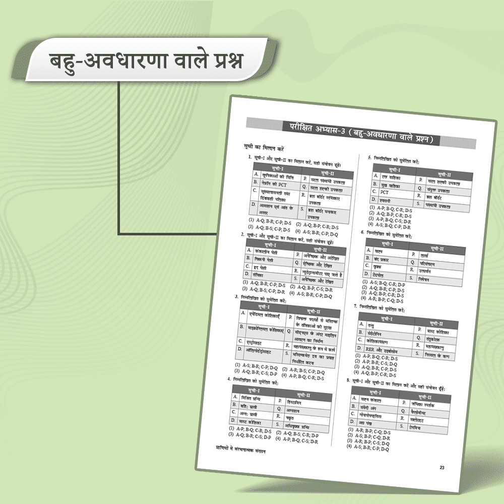 Arjuna for NEET (Hindi) Class 11th Physics, Chemistry, Botany and Zoology Modules with Solutions & 15 OMR Sheet (2024 Edition) Combo Set of 13 Books
