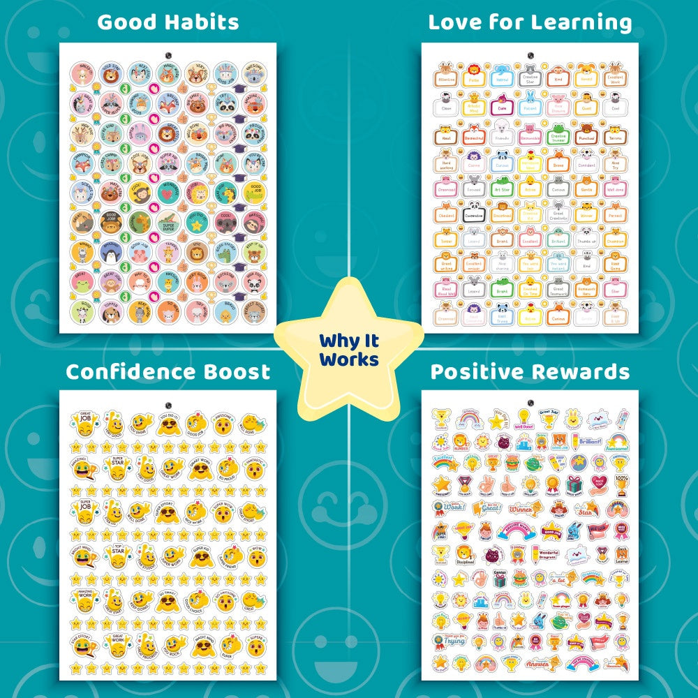 1800+ Reward Stickers