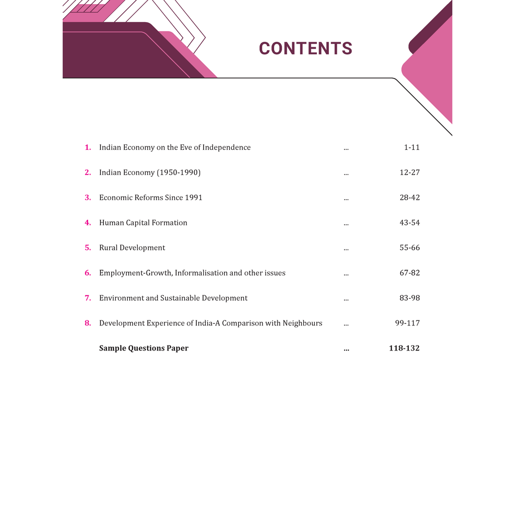 CBSE Question & Concept Bank (QCB) Class 12 Indian Economic Development Chapter-wise and Topic-wise Solved Questions For 2026 Exams with Competency Based Question