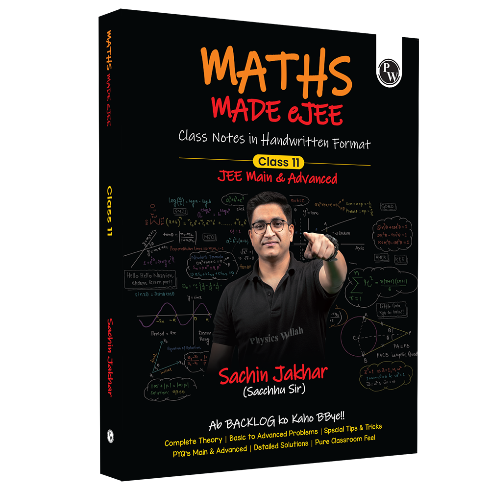 Maths Made EJEE Class 11 Handwritten Notes By Sachin Jakhar For JEE Main & Advanced Exams | Complete Theory, Basic to Advanced Problems,PYQ, Detailed Solutions+ 300 page Ruled practice notebook